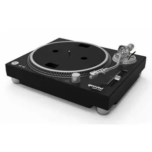 Gemini GRP-100 Belt Drive USB Turntable (2 Speeds 33/45) (Black)