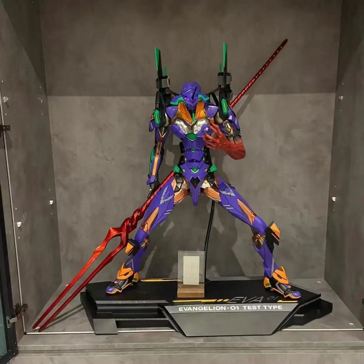 Evangelion Unit-01 Figure (with interchangeable arms) - Anime Figure, Statue, Toy, Ornament, Model, Desktop Toy, Gift, Souvenir