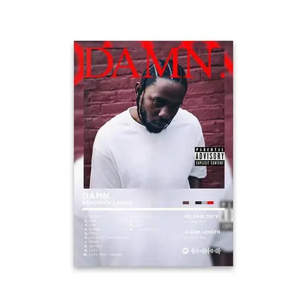 DAMN. poster, collection, souvenir, gift, decoration Room Ornaments