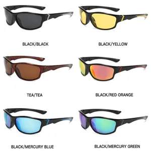 FHSY SHOP 6pc Polarized Sports Sunglasses with UV400 Protection for Driving, Fishing, and All-Day Outdoor Use