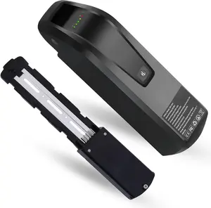 UAZ 36V 15Ah Ebike Battery Replacement Lithium Fast Charger 40A BMS 5pin Security for 0-1500W Motor Electric Bicycle Scooter Motorcycle Durable Weather Resistant