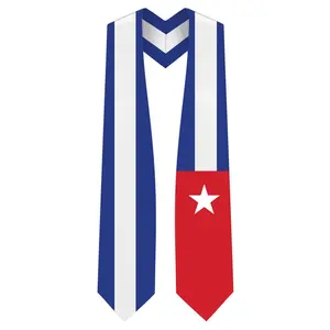 Cuba Graduation Stole -  Cuba Flag Sash