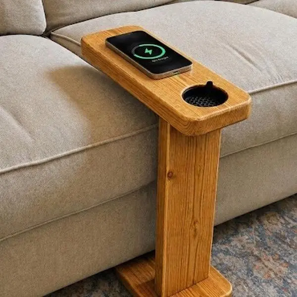 Tuck Table Solo-Natural Wood