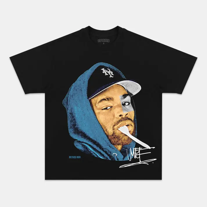 Method Man Big Face Tee, Graphic Unisex T-  Shirt, Gift For Fans, Design & Printed In The USA