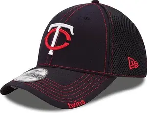 New Era MLB Minnesota Twins Neo Fitted Baseball Cap - Navy 10059489