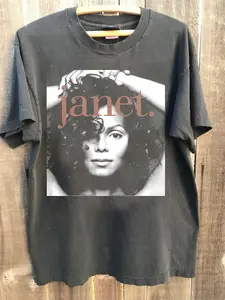 Retro Janet Jackson Shirt, Janet Jackson Rock Tee,