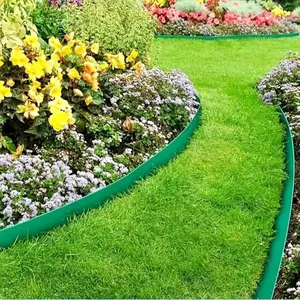 Landscape Edging, No Digging Garden Edging Kit with Spikes, Yard Edging Fence, Decorative Fence for Garden & Patio