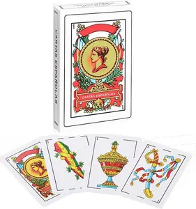 Spanish Playing Cards Deck – Baraja Española 40 Cards Set | Classic Briscas, Lotería, Mexican & Puerto Rican Card Game