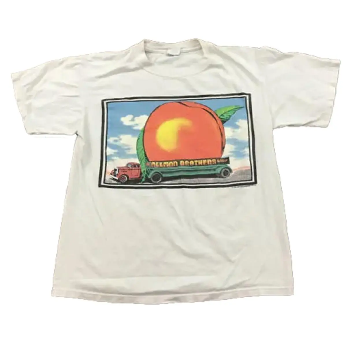 The Allman Brothers Band Eat a Peach Album White T-Shirt Fullsize