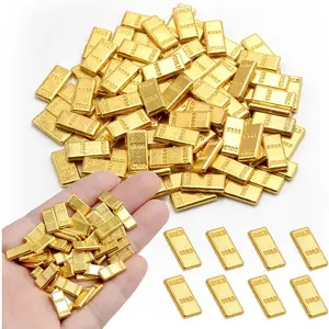 100PCS Mini Fake Gold Bars – Tiny Gold Bar Decorations