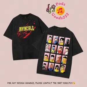 Invincible Story T-shirt, Variants Shirt Invincible Ss4, Mark Grayson Invincible Hoodie Sweatshirt, Men Shirt Cotton Fabric lover graphic tee streetwear