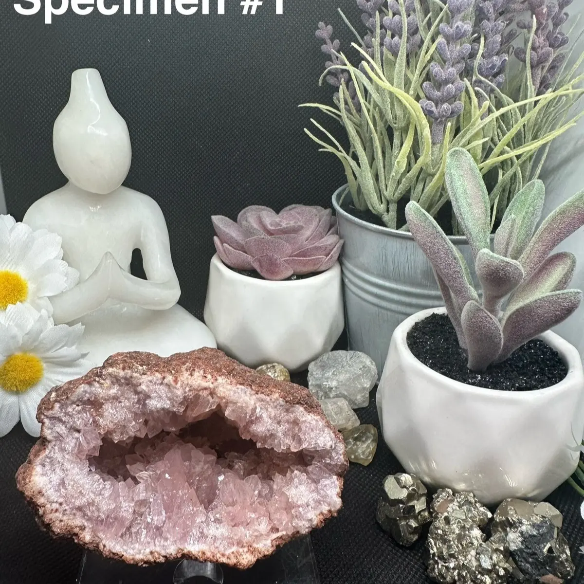 Hematite Included Quartz Crystal