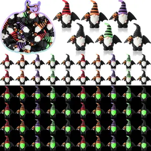 Halloween Mini Gnomes Figures Colorful Tiny Gnomes Ornament Mini 3D Gnomes Gift for Teenagers, Office Coworkers Friends Family To hide and seek, Desktop Decorations for Car Office Home Garden Birthday Party