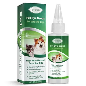 Pet Eye Drops for Dogs and Cats – Relieves Itching, Irritation, Pink Eye and Allergy Symptoms with a Safe and Gentle Formula for All Animals