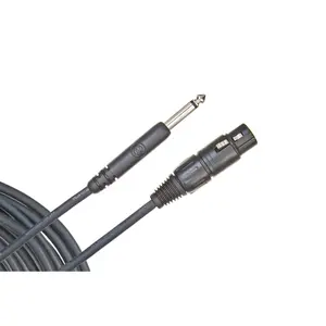 Planet Waves Classic Series Unbalanced Microphone Cable, XLR-to-1/4-inch, 25 feet