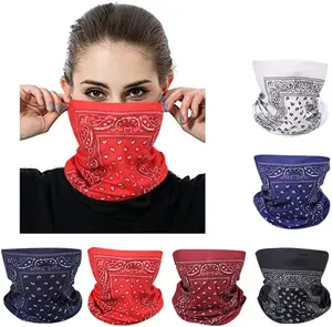 Mask Multi Bandana  Gaiter Seamless Magic Headband Outdoor  Scarf for Dust Wind and UV Resistance