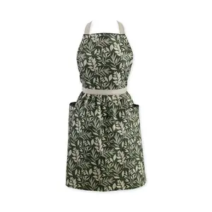 Design Imports Garden Greens Printed Apron