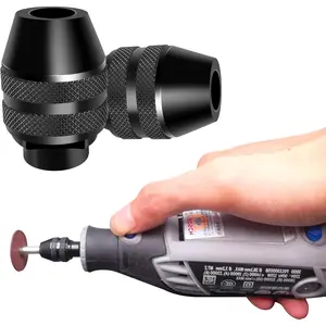 2 Pack YAFIYA Compatible Chuck Adapter Quick Change Keyless Drill Chuck Replacement Compatible with 4486 Rotary Tool 3000 4000 7700 8200 Driver Conversion Tool