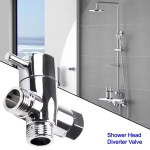 1PC,Multifunctional Three-Way Shower Valve G1/2 Interface Tool-Free Installation Abs Alloy Material Toilet Spray Nozzle Body Wash Shower Head Switch