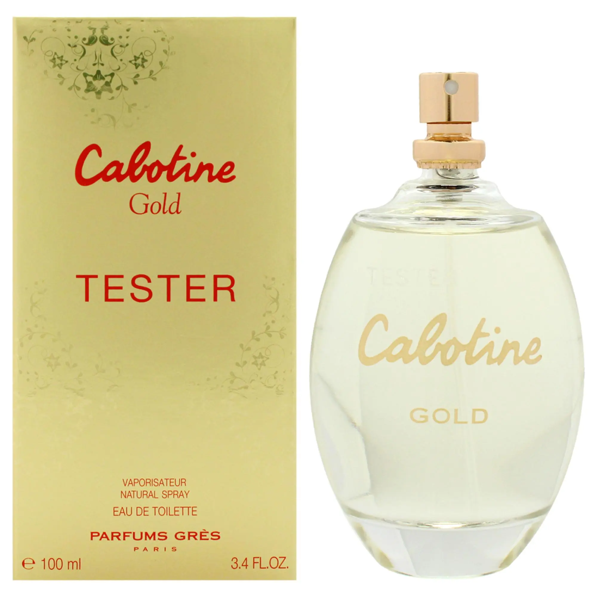 Cabotine Gold by Parfums Gres for Women - 3.4 oz EDT Spray(TESTER)