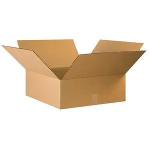 Box Partners 22228 Quality Standard Strength Cardboard Corrugated Boxes, 22 in. x 22 in. x 8 in. - 15 Count