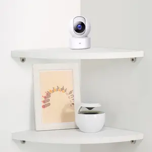 12 inch Corner Wall Shelf Set of 2, Solid  Corner Floating Shelves for Wall, Round End Wall Mounted Floating Shelf for Bedroom, Living Room and Kitchen (White-12 inch)