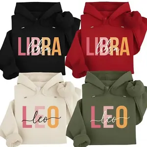 [Full 12 Zodiac] Minimalist Zodiac Hoodie | Modern Astrology Sign Graphic Featuring All 12 Zodiac Symbols | Trendy Cotton Graphic Gift Style With Cozy Horoscope Lover Aesthetic | Unisex Long Sleeve Pullover Hoodie, Unisex Long Sleeve Pullover Shirt