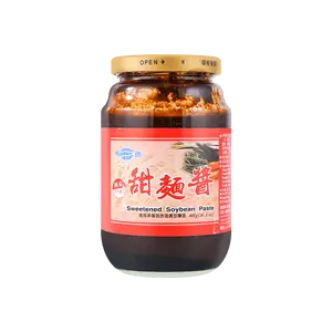 MINGTEN Sweet Bean Sauce for Noodles & Stir-Fry, 460g Bottle - Savory Umami Seasoning Paste