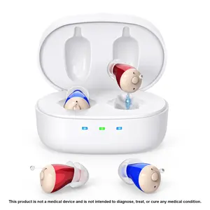 Rechargeable Voice Amplifier Speaker, Dual Microphone Sound Enhancement Device, Perfect for TV and Conversations, Personal Audio Booster