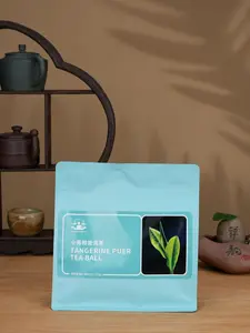 Tangerine Tea Ball Premium Pu'erh Blend for Health & Wellness from China Authentic Chinese Tea Vibrant Citrus Notes Earthy Richness