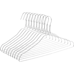 - Wire Hangers, 10 Pack, Metal Hangers, Wire Hangers for Clothes, Wire Coat Hangers, Metal Clothes Hanger,  Hangers, Shirt Hangers, Slim Hangers, Thin Hangers, Standard Hangers