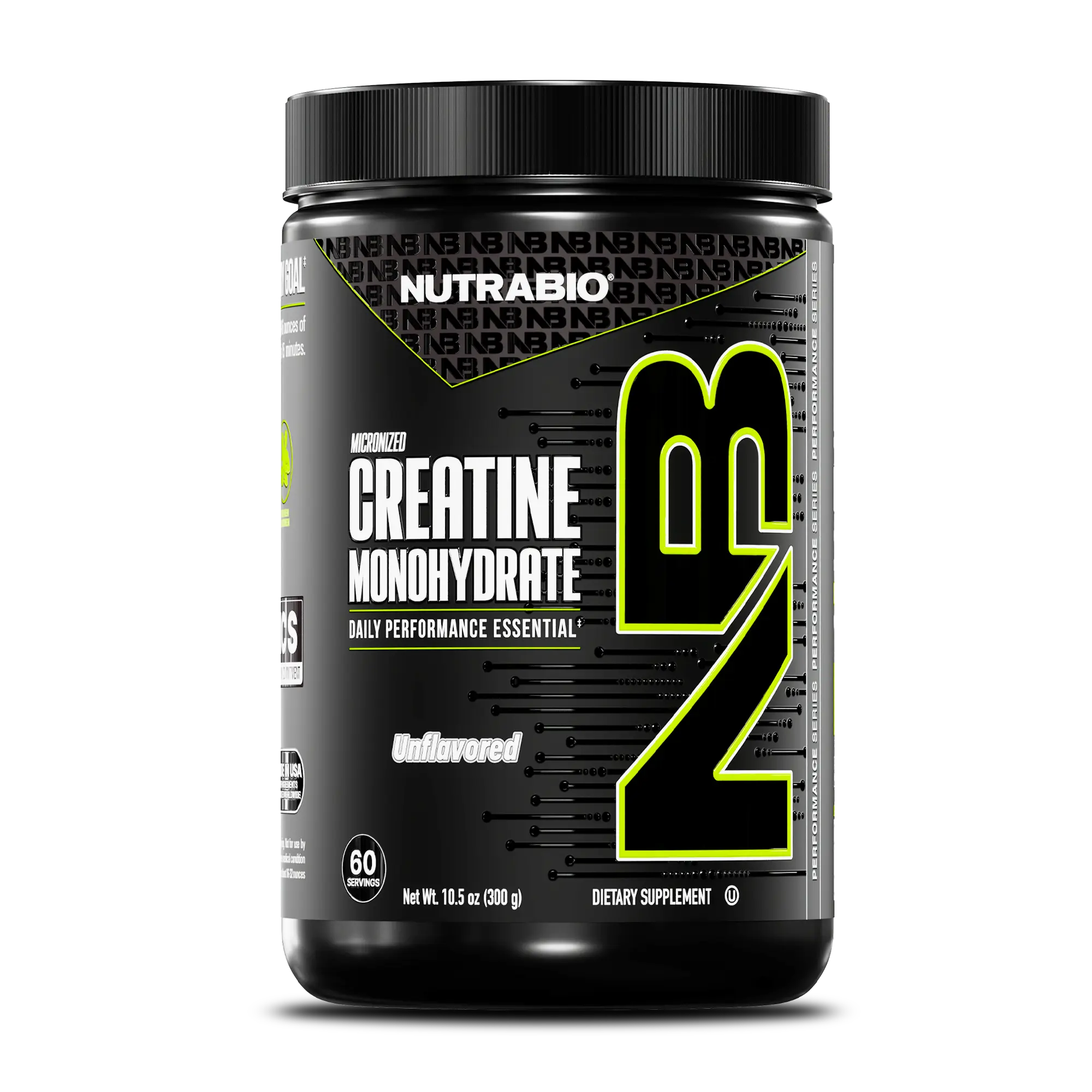 NutraBio Micronized Creatine Monohydrate Powder 150g, 300g, 500g, 1000g | Flavored and Unflavored | Non-Gmo, Gluten Free, Vegetarian, Kosher, Halal