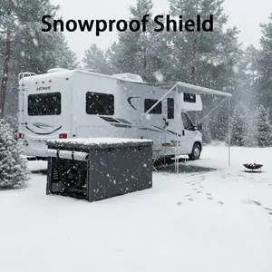 Generator Cover, 38×28×27 in, Outdoor Generator Cover, Portable Generator Cover, Rainproof Generator Cover, Heavy-Duty Generator Cover, Windproof Generator Cover, Dustproof Generator Cover, Tear-Resistant Generator Cover, Gray