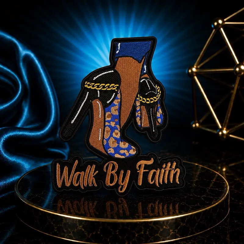 Walk By Faith Iron-On Patch