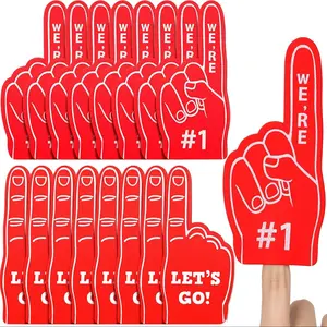 Mini Foam Finger Eva Cheerleading Props, Mini Foamy Hand Clap Accessories, Perfect for Sports Events & Team Spirit Boosting
