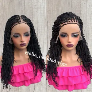 13*4 Frontal Lace Kinky Twists Wig Color #1….18inches