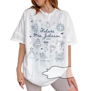 Bride Shirt, Future Mrs Shirt Est 2025 Engagement, Wedding Shirt, Gift For Her