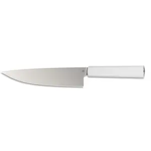 Butterfork Purest 8” Chef's Knife, AR-RPM9 Stainless Steel, Replaceable ABS Handle, Light Grey