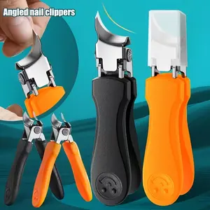 Professional Thick Hard Toenail Clippers, Large Opening Anti-Splash Design, Ultra-Sharp Blades, Ergonomic Handle, Home or Salon Use