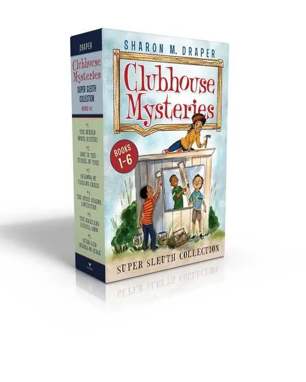 Clubhouse Mysteries Super Sleuth Collection (Boxed Set): The Buried Bones Mystery; Lost in the Tunnel of Time; Shadows of Caesar's Creek; The Space Mi by Sharon M. Draper