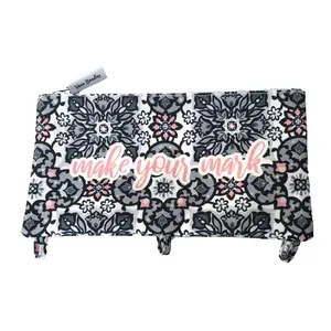 Vera Bradley "Make Your Mark Lighten Up Binder Pencil Pouch, Lisbon Medallion