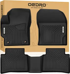 OEDRO TPE Floor Mats fits 2020-2024 Toyota Corolla, All Weather, Waterproof
