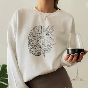 Brain Anatomy Sweatshirt, Funny Nurse Sweatshirt, Womens Nursing School Sweatshirt, Nursing Student Anatomical Layout Brain Sweatshirt