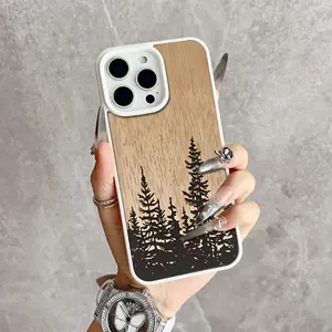 Forest Minimal Magnetic Snap Case for iPhone 17/16 Pro Max 15 Pro 14 13 12 Mini 11 XR XS Plus SE Shockproof Slim Protective Cover
