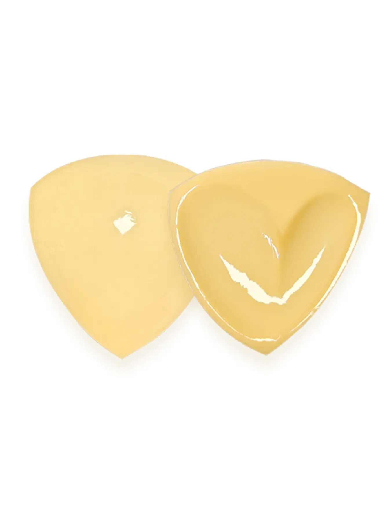 Triangle Heart Push-Up Dual-Sided Waterproof Bra Pads, Thickened Silicone Self-Adhesive Inserts, Invisible Chest Enhancer for All Seasons