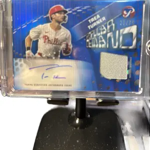 Topps 2025 Pristine Trea Turner Autograph Relic Card PPDAAR TT Philadelphia Phillies MLB Collectible