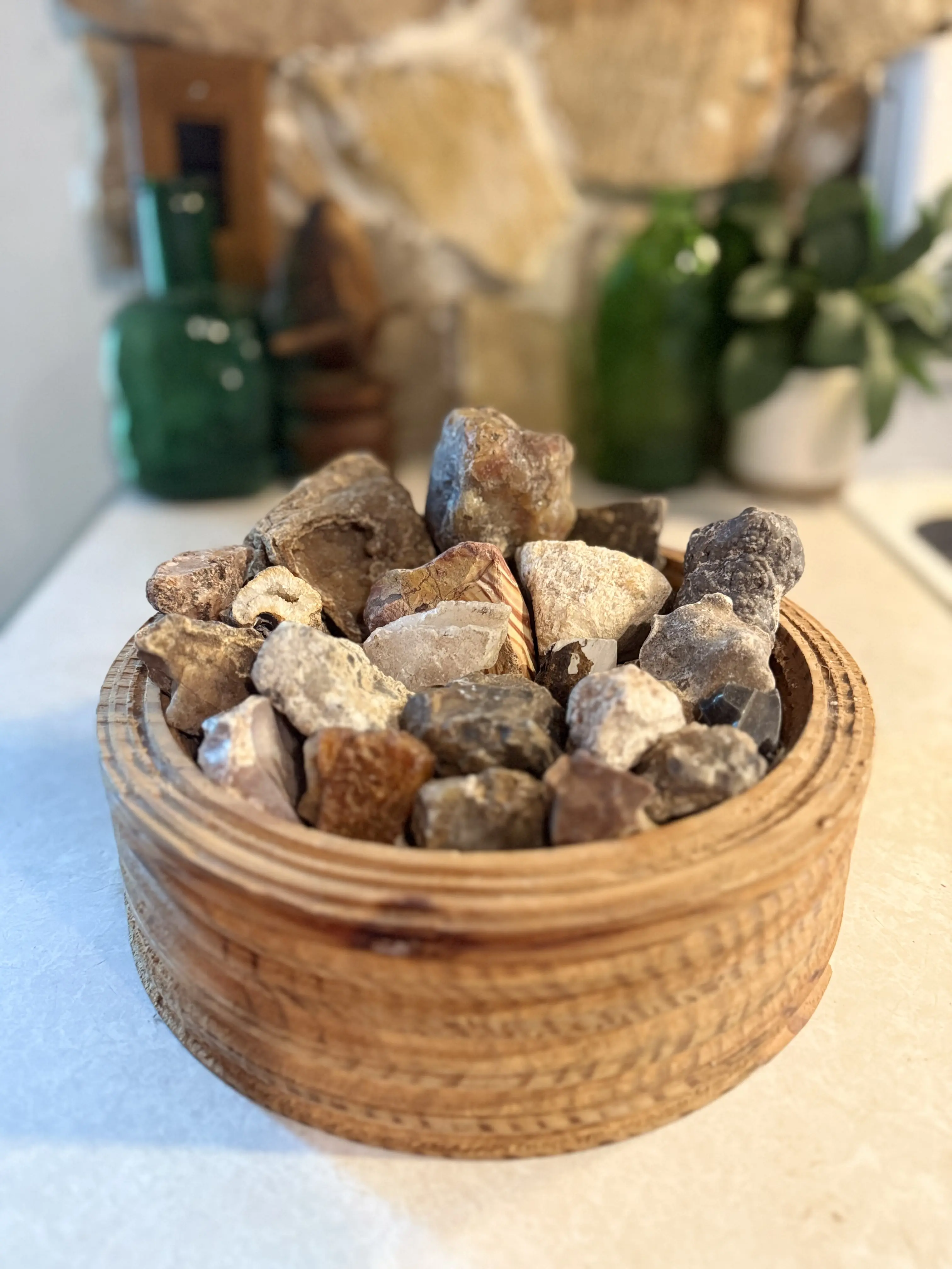 25ct crystal, specimen, mineral, rock bowl