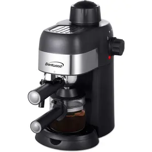 Brentwood GA-134BK Espresso and Cappuccino Maker, 800 Watt, Black