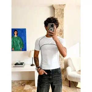 Men's Short Sleeve T-Shirt Slim Fit Suitable For Daily Wear In Spring And Summer