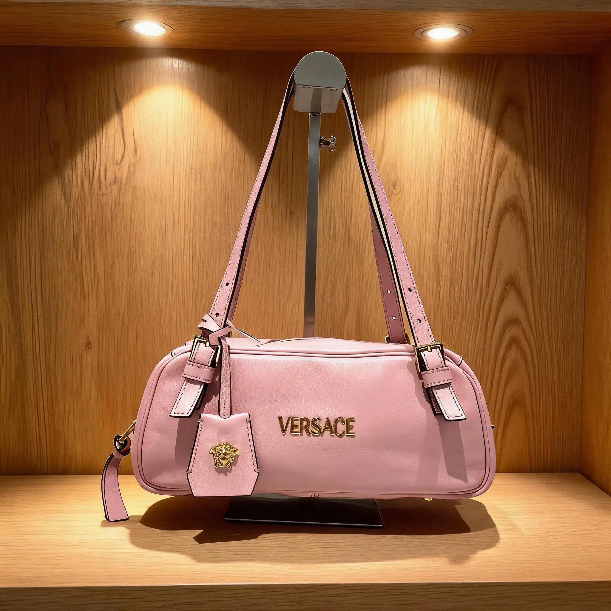 Pre-owned VERSACE Leather Shoulder Bag I0711601154
